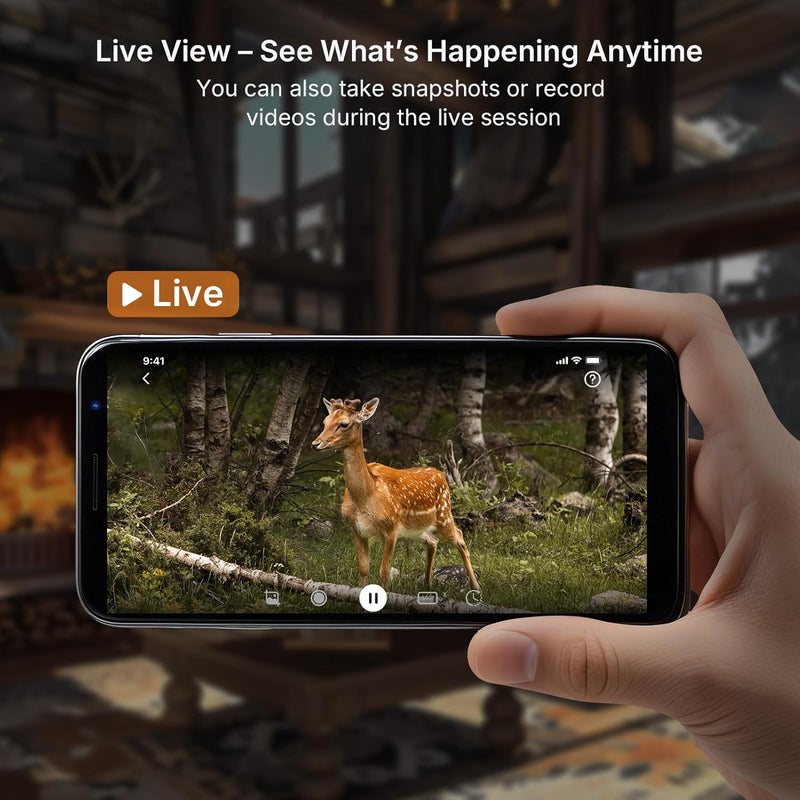 GardePro X66 Pro Cellular Trail Camera (Non-WiFi), 7800mAh Battery, 64GB SD Card Included, Live View, Instant Alerts, Shared Data Plan, Built-in GPS, Motion Detection - Image 2